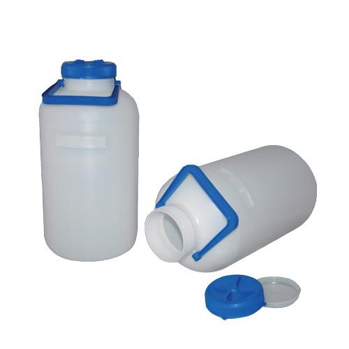 Bidon rond col large, en PEHD, sans robinet