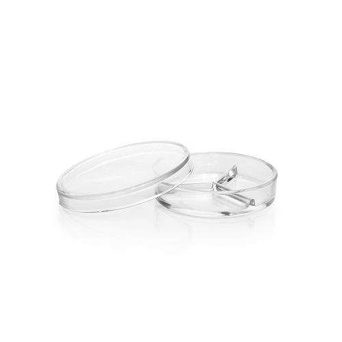 Boîte de petri en verre DURAN®, 3 compartiments
