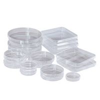 Boîtes de pétri usage unique plastique en polystyrène (PS) , Ø 55 mm (Haut : 14.2 mm)