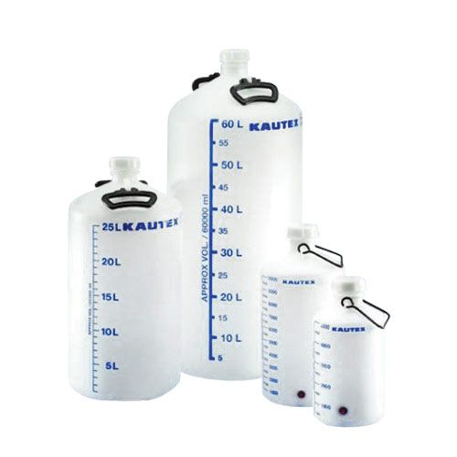 Bonbonne ronde en HDPE sans pas de vis