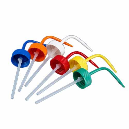 Bouchon à vis plastique en polypropylène (PP) pour pissettes à col large, AZLON®