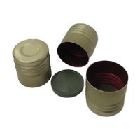 Bouchon (capsule) aluminium avec joint caoutchouc pour tube à vis, LAB-ONLINE®