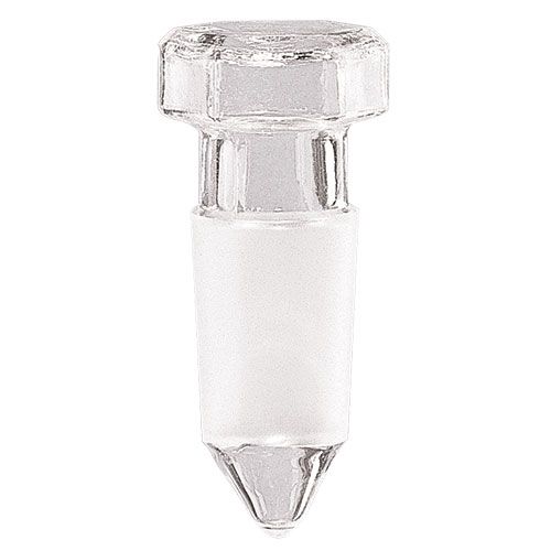 Bouchon creux en verre borosilicaté 3.3, fond pointu