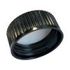 Bouchon en bakélite (Capsule) sans bague d'inviolabilité noir av joint POLYEX (résistant aux solvants),pour flacon sirop filetage 28 mm unitaire