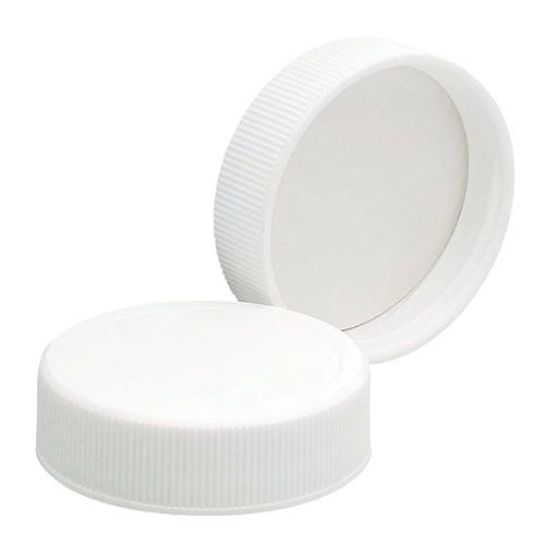 Bouchon en PP, WHEATON®, avec joint PE revêtu de mousse PTFE (téflon)