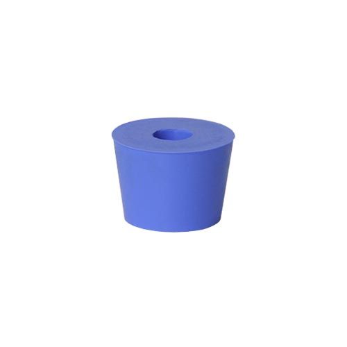 Bouchon silicone percé pour fiole à vide, LAB-ONLINE®