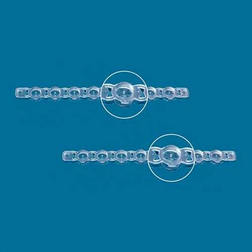 Bouchons bombés pour tubes PCR en Polypropylène -barrette de 8