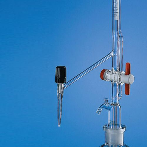 Burette automatique Blaubrand™ avec robinet d’arrêt intermédiaire