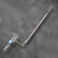 Burette avec rob. latéral clé verre 10 ml 1/10