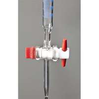 Burette de MOHR à robinet PTFE, classe A, sans bande émail, graduation bleue, GLASSCO®