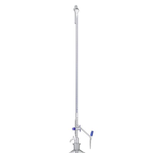 Burette de Pellet, HIRSCHMANN®, classe AS, gradué avec 2 robinets PTFE
