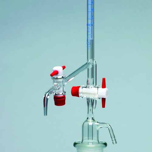 Burette de Schellbach automatique à deux robinets d’arrêt, PYREX®