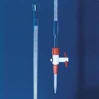 Burette démontable, Précision classe AS, avec pointe PYREX®