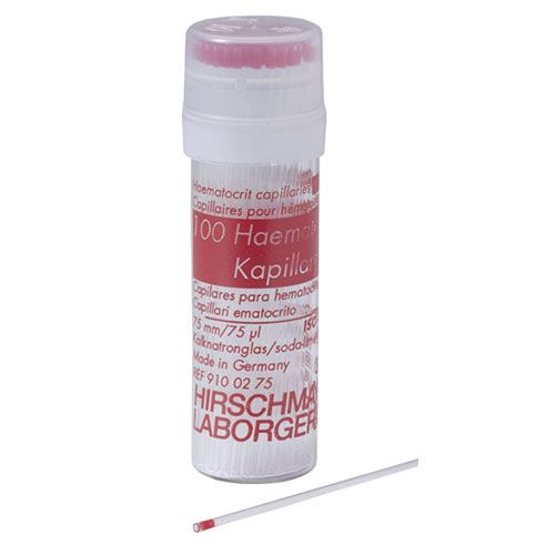 Capillaire à hématocrite hépariné 9100260, HIRSCHMANN®