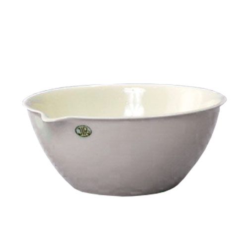 Capsule à évaporation en porcelaine, fond plat, avec bec - économique