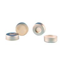 Capsule à sertir PTFE avec septum silicone et joint argent/aluminium
