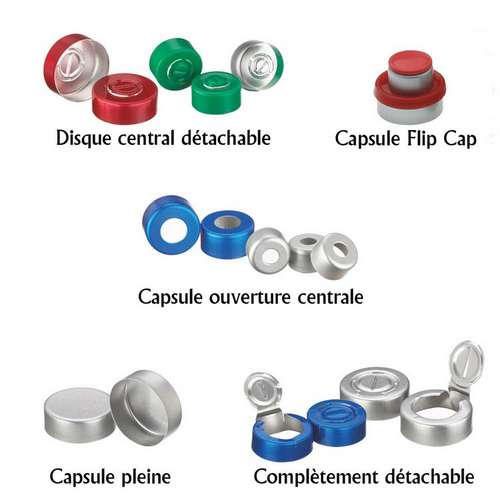 Capsule aluminium à sertir, WHEATON®