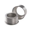 Capuchon à visser DURAN ®, en aluminium, GL45, couleur argent, orifice central 34 mm, lot de 10