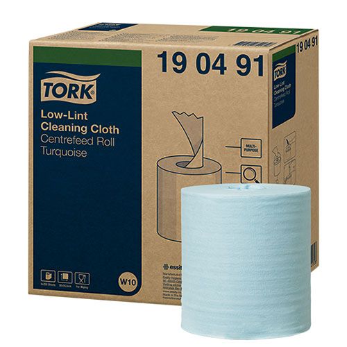 Tork® Chiffons de nettoyage en microfibres, peu pelucheux, 6