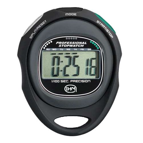 Chronomètre digital noir