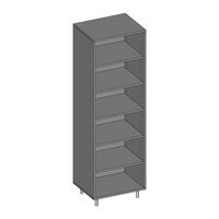 Armoire sans porte, colonne étagères, SIDPA®