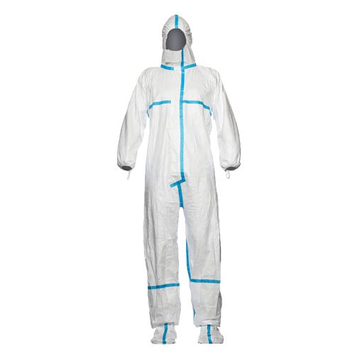 Combinaison avec chaussettes et capuche, protection chimique, TYVEK® 600 PLUS