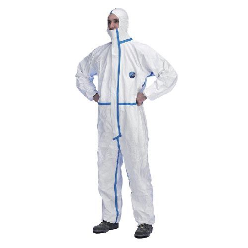 Combinaison TYVEK 600 Classic PLUS blanche, avec chaussettes et capuche, TYVEK®