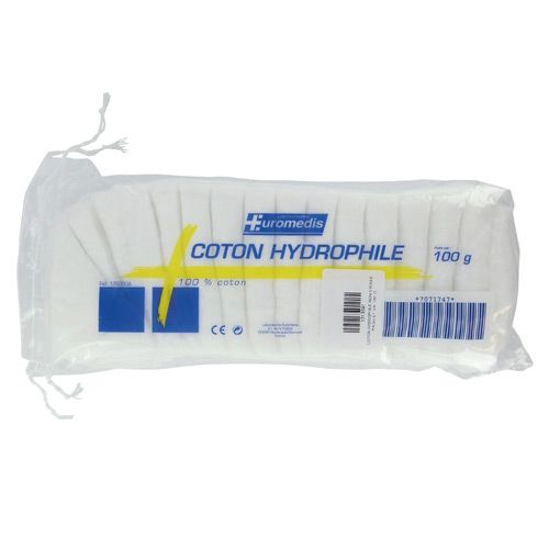 Coton hydrophile 100 % coton, pliage accordéon