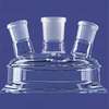 Couvercle tricols en verre DURAN® -