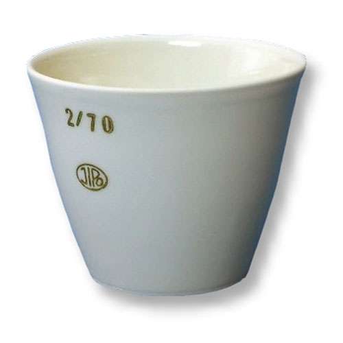 Creuset porcelaine forme moyenne, sans couvercle