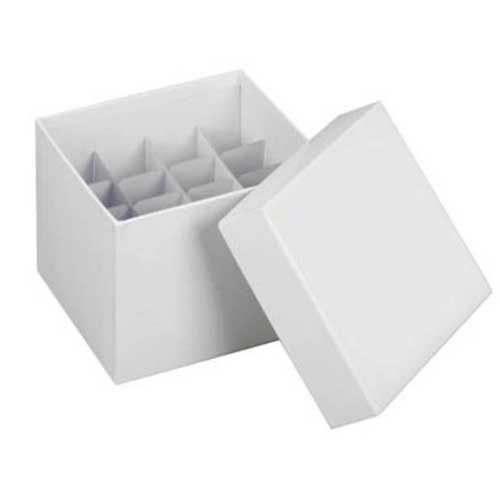 Cryoboite en carton blanc , sans compartiment