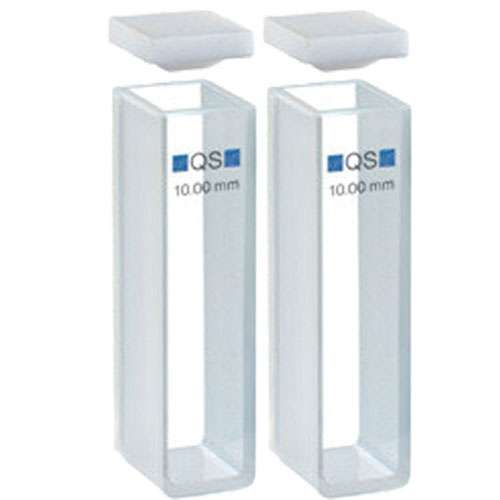 Cuve OGQ standard UV, en quartz, boite de 2 cuves appairées