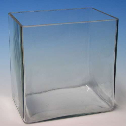 Cuve verre bord rodé et poli, 5 litres, 200x150 hauteur 200 mm