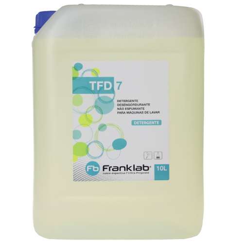 Détergent dégraissant alcalin TFD 7, pour autolaveur, FRANKLAB®, bidon de 10 L