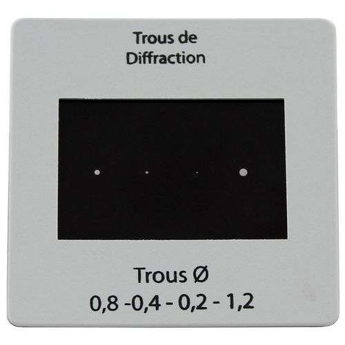 Diapositive 4 trous de diffraction 86115015