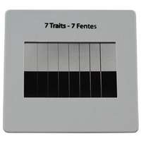 Diapositives avec trous et fentes de diffactions