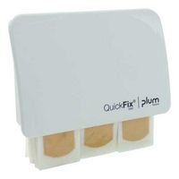 Distributeur de pansement Quickfix uno, contient 45 pansements, peut-être vissé aux murs ou fixé avec des bandes adhésives