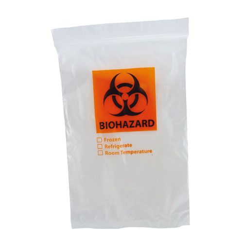 Double sac pour transport d'échantillon Biohazard, LAB-ONLINE®