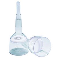 Entonnoir Büchner (filtrant) en verre borosilicaté 3.3, sans prise de vide, LAB-ONLINE®