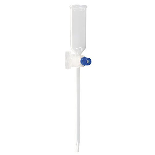 Entonnoir cylindrique en verre DURAN® avec robinet verre