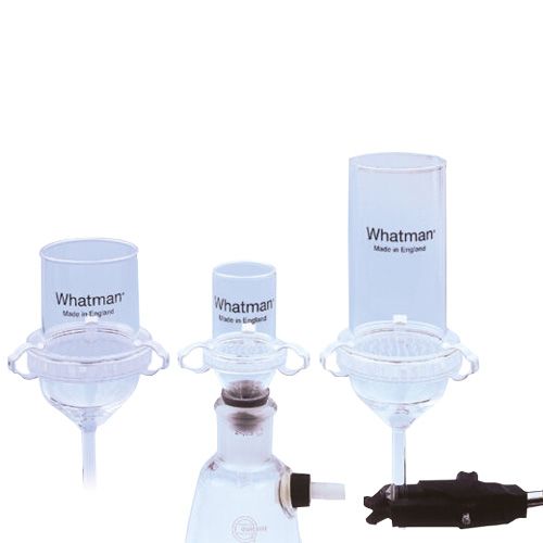 Entonnoir de filtration 3 pièces, WHATMAN™, en verre borosilicaté 3.3