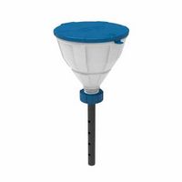 Entonnoir de sécurité avec clapet à bille et couvercle à charnière “ARNOLD”, V2.0 SCAT®