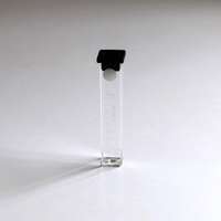 Eprouvette carrée graduée 10 mL en verre, avec bouchon, CIFEC®, gradué 2 à 10mL, paquet de 5