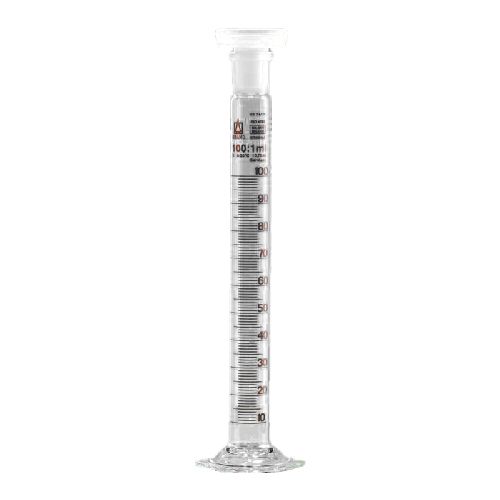 Eprouvette de mélange graduée, rodée, classe B, verre DURAN®, Silberbrand Eterna, BRAND®
