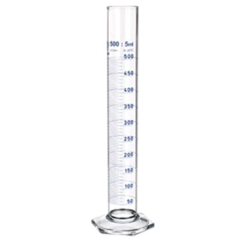 Éprouvette en verre borosilicaté 3.3, forme haut, graduée, classe A -  Materiel pour Laboratoire