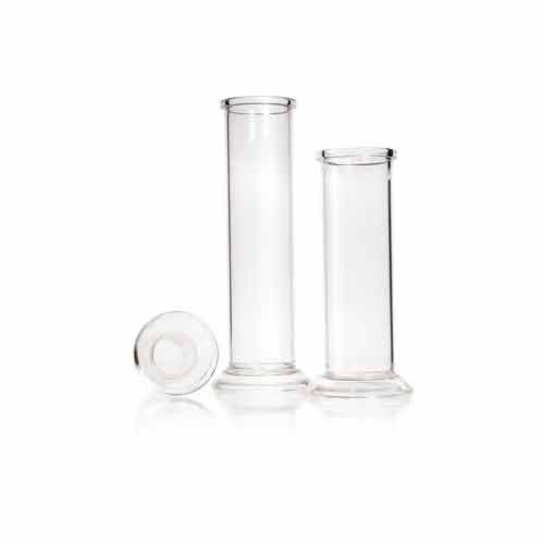 Éprouvette en verre DURAN® sans bec, à pied rond