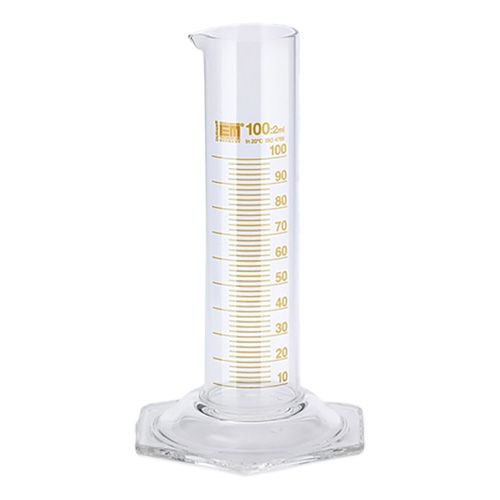 Eprouvette en verre forme basse, en verre DURAN, classe B