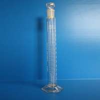 Eprouvette forme haute en verre, graduation blanche, avec bouchon, classe B, SIMAX®