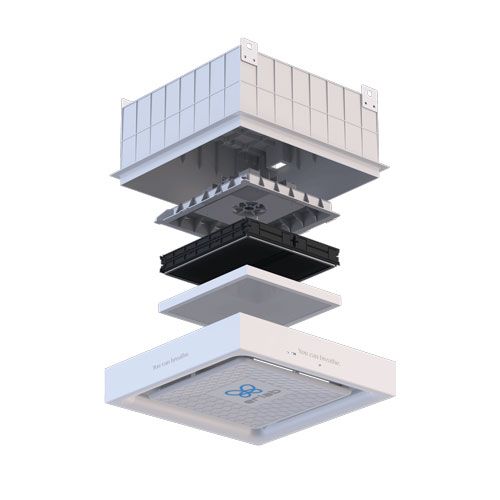 Épurateur d'air autonome plafonnier, HALO 25 Smart, ERLAB®