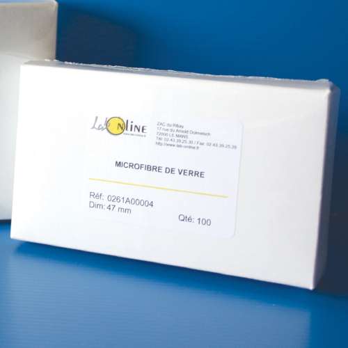 Filtre microfibre de verre, rétention 1 µm (sans liant), LAB-ONLINE®
